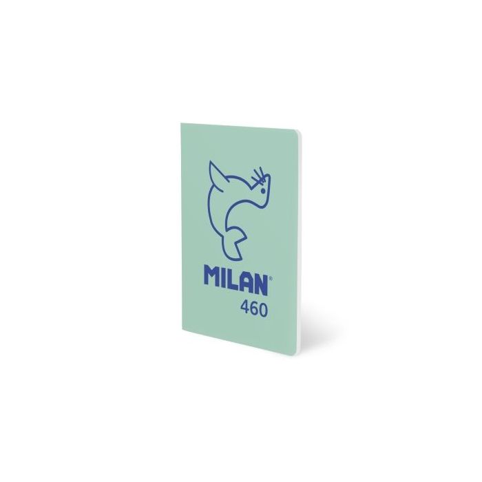 Milan 460 Since 1918 Libreta A5 Grapada - Papel a Lineas - 24 Hojas de 95g - Color Menta