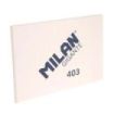 Milan 403 Gigante Bloc de Dibujo A3 50 Hojas Papel Liso de 200g/m² - Tapa Blanda y Cubierta Trasera Dura - Color Marfil y Textura Sedosa de Grano Fino