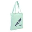 Milan Coleccion 430 Bolso Shopper 7.5L - Tamaño 38x36x6,5cm - Asa Larga 27cm - Tejido 'ripstop' - Color Verde