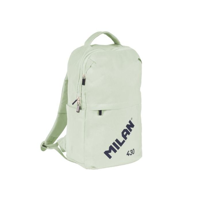 Milan 430 Since 1918 Mochila 15L - Compartimento para Portatiles hasta 14" - Cierre de Seguridad - 42x28x15cm - Color Menta