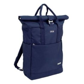 Milan Coleccion 430 Mochila Urbana 10L - Cierre Superior Enrollable - 2 Bolsillos Laterales - Bolsillo Trasero Acolchado - Asas Regulables - Color Azul Marino