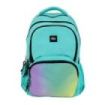 Milan Sunset Mochila Escolar 25L - Bolsillos Laterales de Malla - Compartimento Interior para Portatil - 4 Cremalleras - 46.5x30x17cm - Color Verde
