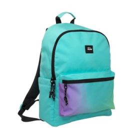 Milan Sunset Mochila Escolar Clasica 22L - 2 Cremalleras - 41x30x18cm - Color Turquesa