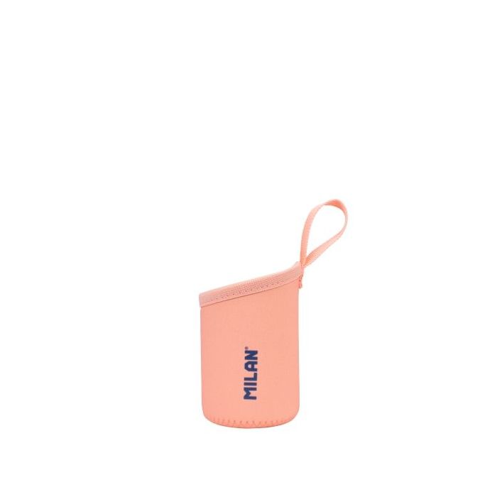 Milan 430 Since 1918 Funda de Neopreno para Botellas Isotermicas de 0.35L - Agarre Antideslizante - Ayuda a Mantener la Temperatura - Protege la Botella - Color Rosa