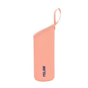Milan 430 Since 1918 Funda de Neopreno para Botellas Isotermicas de 0.59L - Agarre Antideslizante - Ayuda a Mantener la Temperatura - Protege la Botella - Color Rosa
