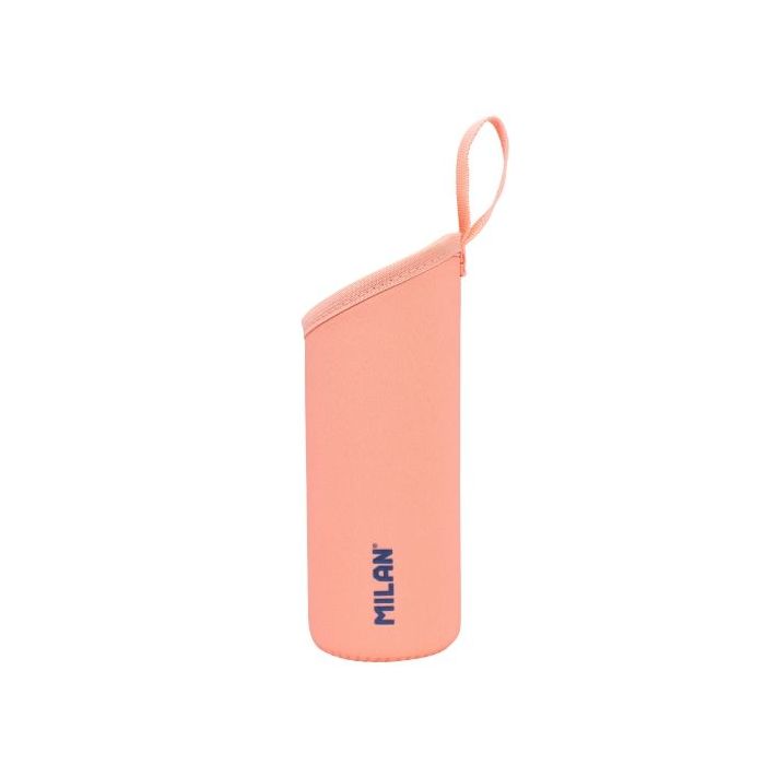 Milan 430 Since 1918 Funda de Neopreno para Botellas Isotermicas de 0.59L - Agarre Antideslizante - Ayuda a Mantener la Temperatura - Protege la Botella - Color Rosa