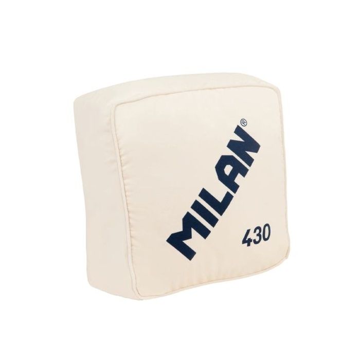 Milan Coleccion 430 Cojin con Forma y Color de la Goma de borrar Milan 430 - Medidas 35x35x16cm - Color Beige