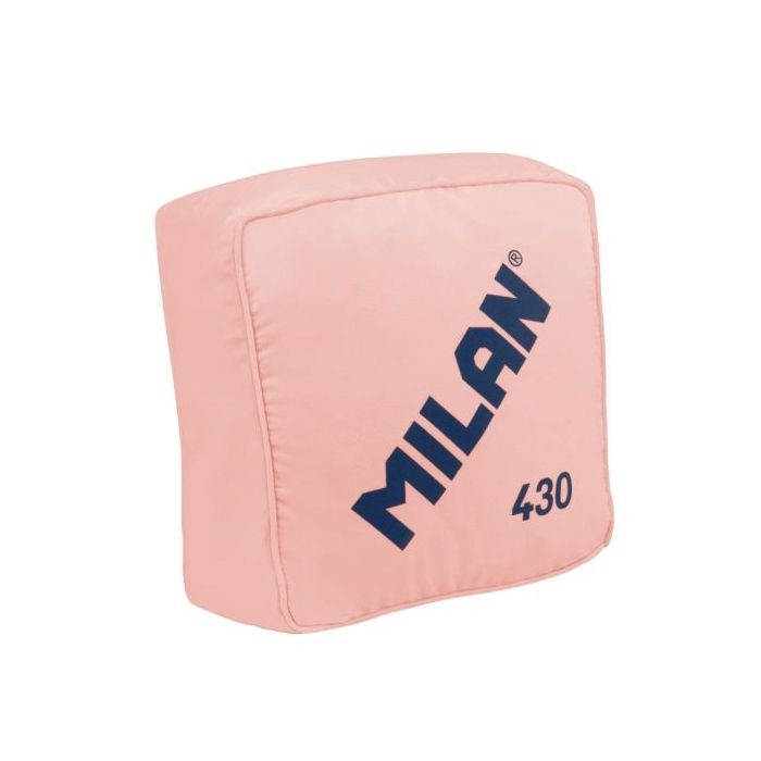 Milan Coleccion 430 Cojin con Forma y Color de la Goma de borrar Milan 430 - Medidas 35x35x16cm - Color Rosa