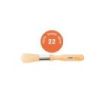 Milan 22 Pack de 3 Pinceles para Estarcido - Bolsa con Colgador - Pelo Largo - Mango Grueso - Color Madera Claro