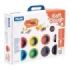 Milan Soft Dough Pack de 8 Botes de Pasta Blanda - Maletin con Herramientas - 59g por Unidad - 100% Vegetal - Moldeable - Sin Residuos - Colores Mezclables - Tematica Barbacoa