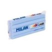 Milan Barra de Plastilina de 150gr - Base de Almidon de Maiz - Sin Gluten - Mezclables - Color Azul Claro
