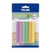 Milan Pack de 6 Barritas Plastilina de Colores - 100% Vegetal - Muy Moldeable - No Se Seca - Colores Mezclables - 70g - Colores Surtidos