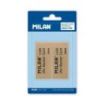 Milan Master Gum Pack de 2 Gomas para Bellas Artes - Miga de Pan - Caucho Sintetico - Color Marron