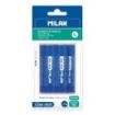 Milan Pack de 5 Barra de Pegamento 8 g - Multiusos - Multisuperficies - Sin Disolventes - Uso Escolar - Color Azul
