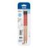 Milan Maxi Pack de 2 Lapices + Goma + 1 Sacapuntas - Dureza Media HB - Color Rojo