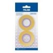Milan Pack de 2 Cintas Adhesivas - 12mm x 33m - Color Amarillo Transparente
