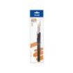 Milan 501 Pack de 3 Pinceles Planos - Formatos Surtidos - Color Negro
