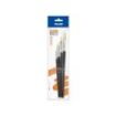 Milan 501 Pack de 5 Pinceles Planos - Formatos Surtidos - Color Negro
