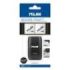 Milan Compact Shadow Afilaborra - 2 Gomas de Recambio - Cuchilla de Acero de Seguridad - Doble Agujero para Normal y Maxi - Color Negro