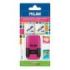 Milan Compact Touch Duo Afilaborra - 2 Gomas de Recambio - Cuchilla de Acero de Seguridad - Colores Surtidos