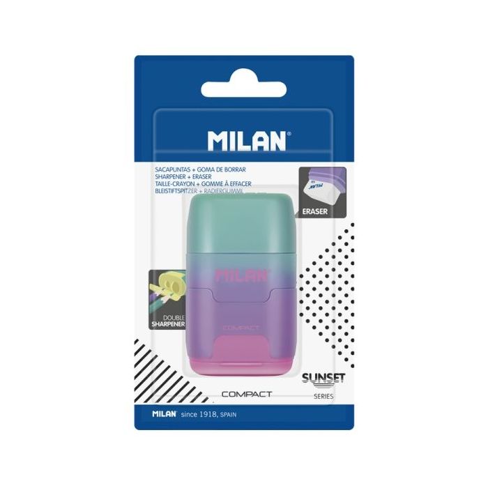 Milan Compact Sunset Afilaborra - Cuchilla de Acero de Seguridad - Color Violeta