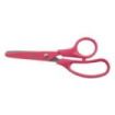Milan Basic Colours Tijeras de 13.4cm - Mango Ergonomico - Punta Redondeada - Hoja de Acero Inoxidable - Color Rosa