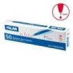 Milan P1 Touch Pack de 50 Recambios - Punta de 1mm - Color Rojo