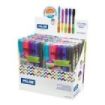 Milan Sway Combi Duo Expositor con 10 Estuches de 5 Boligrafos de Bola Retractiles - Punta Redonda 1mm - Doble Punta Intercambiable - Colores Surtidos