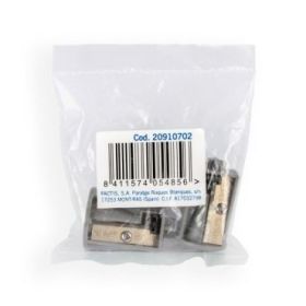Milan Pack de 2 Sacapuntas de Recambio para Sacapuntas Electrico Doble - Maxi y Regular - Color Transparente
