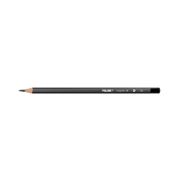 Milan Lapices de Grafito 6B - Triangular - Color Gris