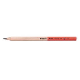 Milan Maxi Lapices de Grafito HB - Triangular - Color Rojo