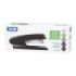 Milan Grapadora Metalica - Cuerpo de Plastico - hasta 20 Hojas - Base 12.5cm - Grapas 24/6 y 26/6 - Color Negro