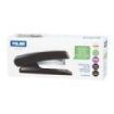 Milan Grapadora Metalica - Cuerpo de Plastico - hasta 20 Hojas - Base 12.5cm - Grapas 24/6 y 26/6 - Color Negro