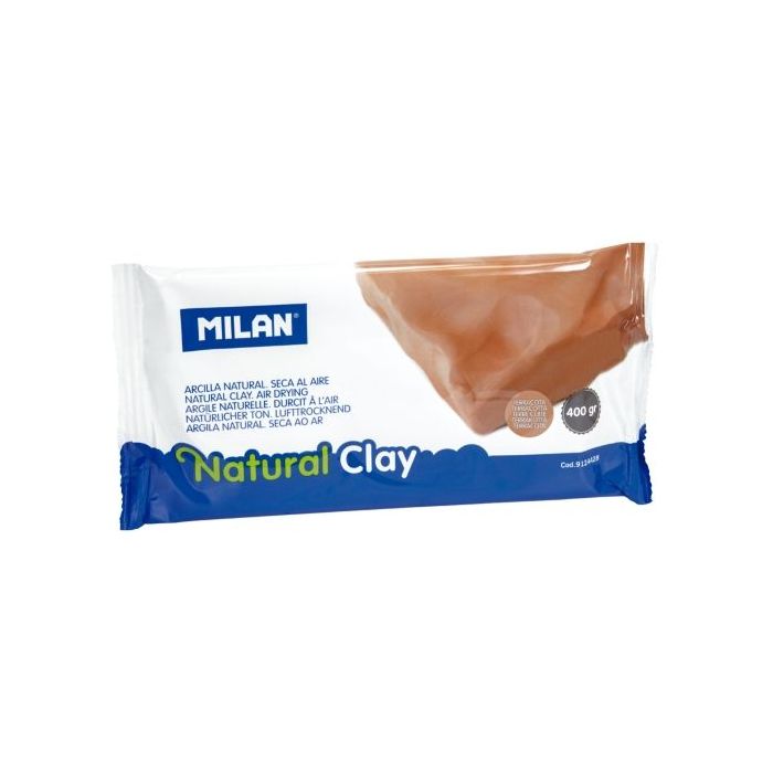 Milan Arcilla Natural - Seca al Aire - 400g - Color Terracota