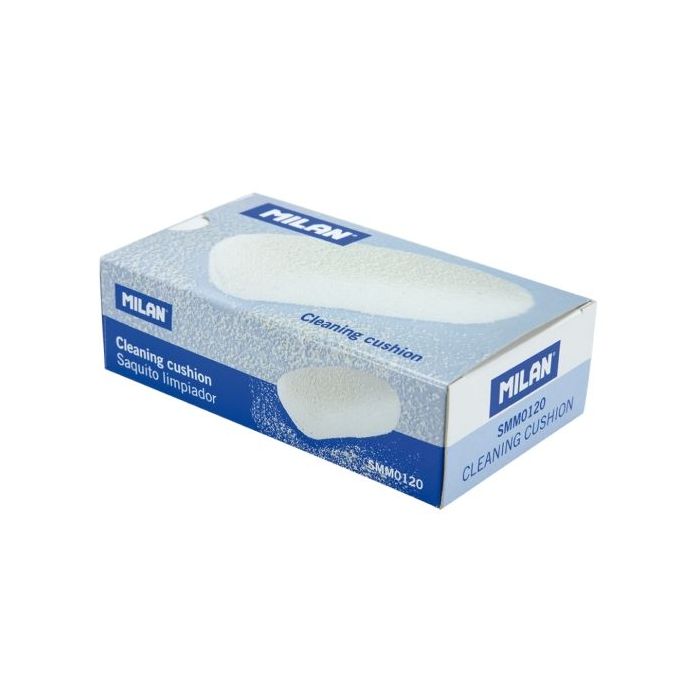Milan Saquito Limpiador de Goma - 120g - Algodon Elastico - Color Blanco