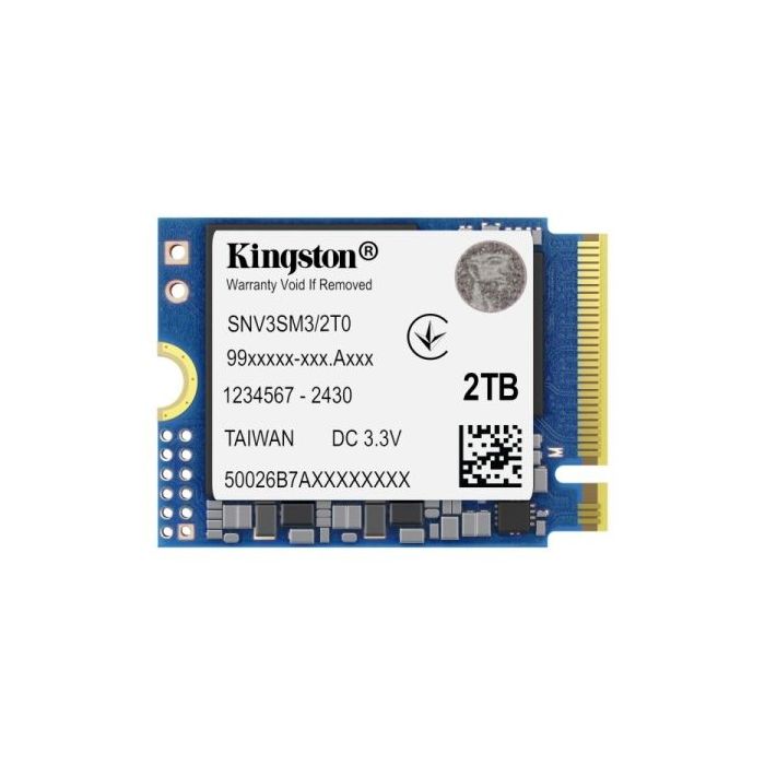 Kingston NV3 Disco Duro Solido SSD M2 2230 2TB PCIe 4.0 NVMe 3D NAND