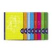 Lamela Pack de 10 Libretas Grapadas con 50 Hojas de 90g/m2 con Margen - Formato A4 - Pauta Cuadrovia de 4mm - Cubierta de Cartoncillo Plastificado - Papel Offset Blanco Extra - Colores Surtidos