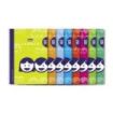 Lamela Pack de 10 Cuadernos de Espiral con 80 Hojas de 70g/m2 con Margen - Formato Folio - Pauta Cuadrovia de 5mm - Cubierta de Cartoncillo Plastificado - Papel Offset Blanco Extra - Colores Surtidos