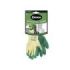 Cegasa Viking Guantes de Trabajo Anticortes Talla 9 - Fabricados en Algodon con Recubimiento de Latex Rugoso en Palma y Dedos - Color Verde