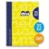 Lamela Cuaderno Espiral con 80 Hojas de 70g/m2 con Margen - Formato Cuarto - Pauta Cuadrovia de 2.5mm - Cubierta Extra Dura - Papel Offset Blanco Extra - Color Amarillo
