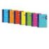 Lamela Pack de 6 Cuadernos de Espiral con 80 Hojas de 90g/m2 con Margen - Formato Cuarto - Pauta Cuadrovia de 4mm - Cubierta Extra Dura - Papel Offset Blanco Extra - Colores Surtidos