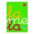 Lamela Cuaderno Espiral con 80 Hojas de 90g/m2 con Margen - Formato Cuarto - Pauta Cuadrovia de 5mm - Cubierta Extra Dura - Papel Offset Blanco Extra - Color Verde
