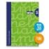 Lamela Cuaderno Espiral con 80 Hojas de 90g/m2 con Margen - Formato Folio - Pauta Cuadrovia de 3mm - Cubierta Extra Dura - Papel Offset Blanco Extra - Color Verde