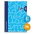 Lamela Cuaderno Espiral con 80 Hojas de 90g/m2 con Margen - Formato Folio - Pauta Cuadrovia de 4mm - Cubierta Extra Dura - Papel Offset Blanco Extra - Color Azul