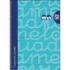Lamela Cuaderno Espiral con 80 Hojas de 90g/m2 con Margen - Formato Folio - Pauta Cuadrovia de 5mm - Cubierta Extra Dura - Papel Offset Blanco Extra - Color Turquesa