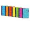 Lamela Pack de 6 Cuadernos de Espiral con 80 Hojas de 90g/m2 con Margen - Formato Folio - Pauta Cuadrovia de 3mm - Cubierta Extra Dura - Papel Offset Blanco Extra - Colores Surtidos