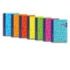 Lamela Pack de 6 Cuadernos de Espiral con 80 Hojas de 90g/m2 con Margen - Formato Folio - Pauta Cuadrovia de 5mm - Cubierta Extra Dura - Papel Offset Blanco Extra - Colores Surtidos