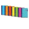 Lamela Pack de 6 Cuadernos de Espiral con 80 Hojas de 90g/m2 con Margen - Formato Folio - Pauta Cuadrovia de 5mm - Cubierta Extra Dura - Papel Offset Blanco Extra - Colores Surtidos