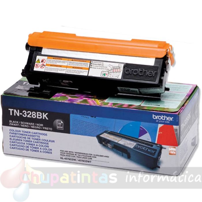 Brother TN328 Negro Cartucho de Tóner Original