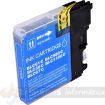 Brother LC980XL/LC1100XL/LC985XL Cyan Cartucho de Tinta Generico - Reemplaza LC980C/LC1100C/LC985C
